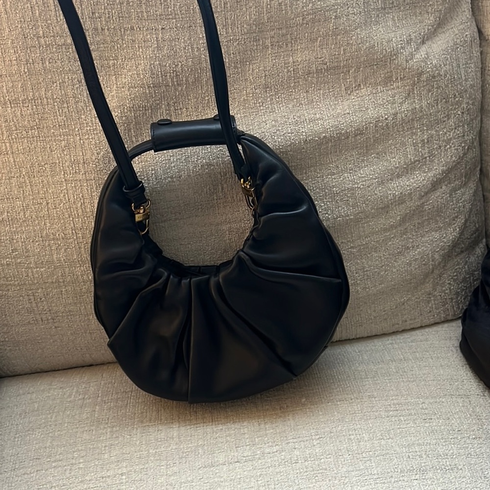 Staud black mini moon bag!